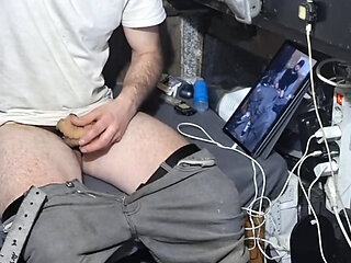 Masturbating in a White T-shirt and Jeans Compilation of These Videos