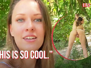 Blue Angel Leg Shaking Orgasm - German Amateur Fingering Her Pussy at Secret Beach Spot