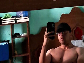 Cumming in slow motion infront of my mirror