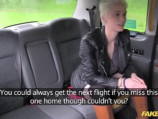 horny backseat blowjobs in a fake taxi