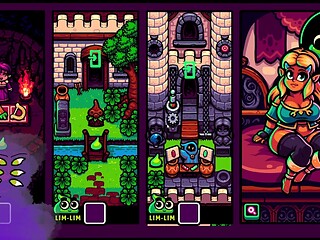Adventurous anime characters embark on a slimes-inspired let's play session.