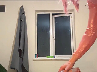 Jess Silk Rides Dildo