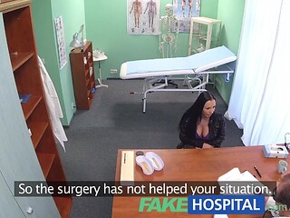 Desperate milf seduces doctor for cash