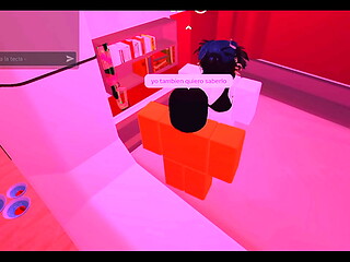 Roblox mi novia me deja jugar con sus nalgas y me da una mamada
