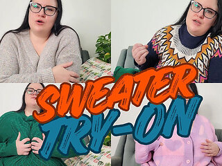 Sweater Fetish Try on
