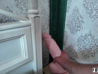 Stepson Caught Stepmom Masturbating and Fucked Her Very Rough with Her Permission