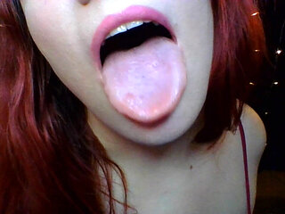 Tongue & Throat Fetish - Holding Open