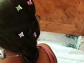 Tamil Hair Play Suck and Cum in Hair