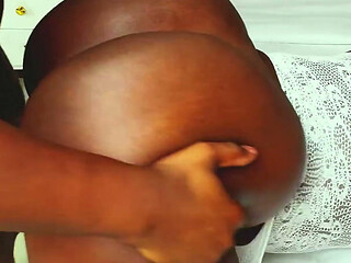 Hot Ebony BBW Gets Passionately Pleasured and Enjoys Intense Missionary and Doggy-style Action.