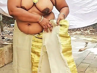 Classically Dressed Desi Girl Getting Naked Wearing Only Jewels