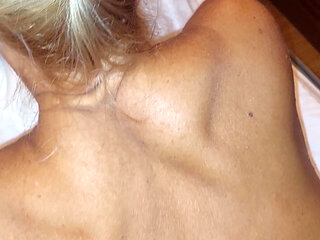 Amateur Blonde Mature Wife Enjoys Body Worship