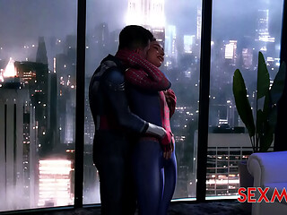 SEXMEX - SPIDER GIRL BANGED BY SUPERHEROES . LULA