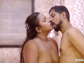 Aesthetic BBW babe with giant melons Emily Pink banged in the shower