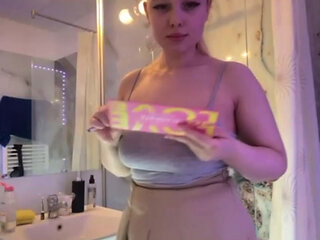 Cumming with a huge dildo fuck