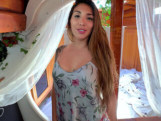 I fucked my horny neighbor! She was masturbating and moaning loudly!