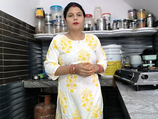 A very beautiful and sexy sister-in-law was cooking in the kitchen. Then her brother-in-law came and they had sex.