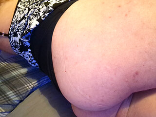 Sexy sissy wearing swim suit.