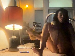 Brunette amateur teen masturbate to her boyfriend