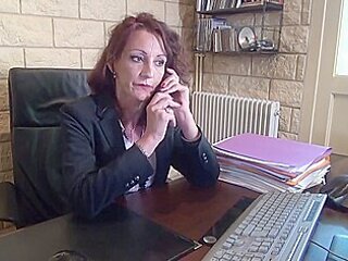 Secretary Is Being Fisted And Fucked By Her Boss In The Office