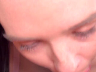 Sexy Big Tits Angel Anne Sloppy Deepthroat Blowjob