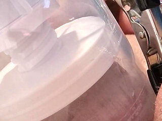 No Touch Pussy Orgasm - Black Lingerie with Straps on Curvy Body, Tied Vibrator and Nipples Stimulation