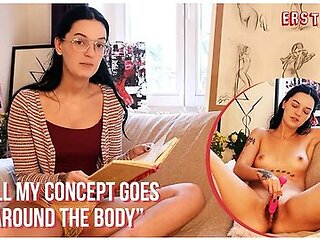 Pinko Reads Her Poetry To You Before Masturbating With A Toy