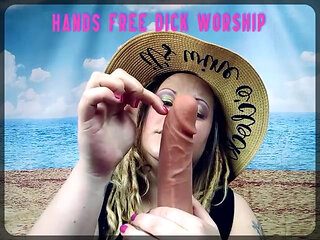 Hands free dick worship Camp Sissy Boi version