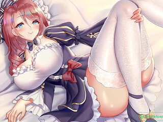Live Waifu Wallpaper - Part 9 - a Maid Is Having a Good Fuck by Loveskysan