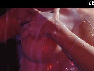 Slim European Babe Gets Her Tits Glazed With a Thick Fucking Cum Load