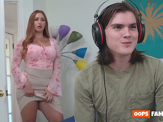 Step up your game, son! Watch our debauched, super-naughty stepmom and her friend in their secret, hard-core porn session.