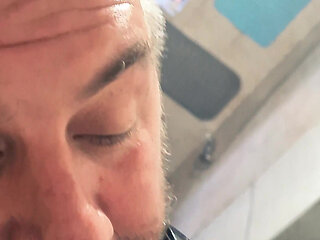 Before the Fight - Silver Stepdaddy Boxer POV