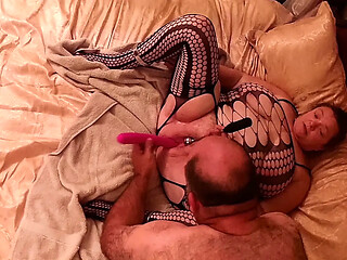 Part 3:- Lanista Bear & Kitty's Date Night. Blow jobs, wands, squirting and treats long the way!