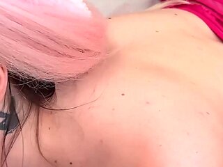 Pink Obsessed 20 Year Old Gets Her Tight Pussy Fucked by the German Bitch Hunter