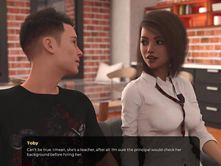 No More Money 5 - Lauren Gives Blowjob to Toby to Reduce the Price of the Apartment for Her Friend