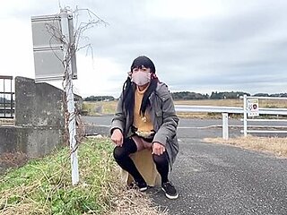 Voluntary Training No33 Peeing Walk Along The Road