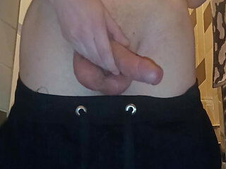 Masturbating in toilet