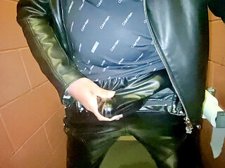 Surprise through my latex joggers
