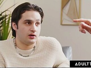 ADULT TIME - Cunning MILF Little Puck Fucks Stepson To Make Him Doubt Marrying His Girlfriend