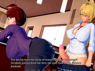 Futanari Gets Horney From Stepmom And Beats off