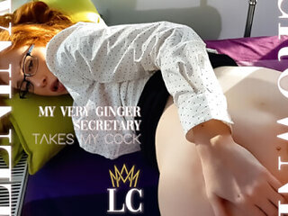 My Very Ginger Secretary Takes My Cock - Office Sex Glasses