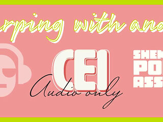 AUDIO ONLY - Shemale porn assist slurping with Andre