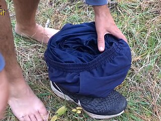 They call me Manlyfoot - naked and barefoot in the woods while picking mushrooms