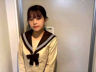 Naughty Japanese Schoolgirl Cheats on BF - Hot Study Session Turns Sexy with Male Tutor