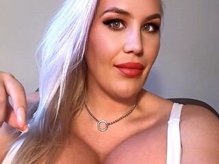 Beautiful blonde nanny and big boobed blonde MILF get pumped