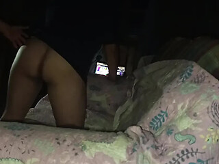 Cuckold's wife gets filled with sperm while hubby watches