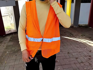 IS SHE FROM ENGLAND?! SHE SEDUCES A WORKER AT THE WORLD CUP AND THEY GO TO AN APARTMENT TO HAVE SEX