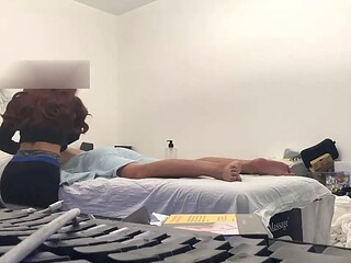 Legit Colombian RMT gives into Monster Asian Cock 2nd Appointment