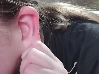 Cleaning My Ear in Close-up