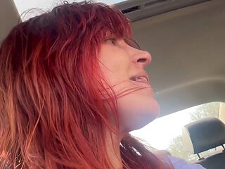 Licking Feet, Hard Face Slapping While Driving