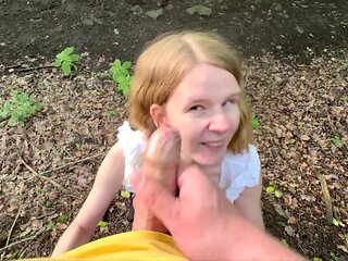 Facial and Risky Sperm Walk in the Forest